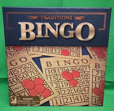 Traditions Bingo Set, Multiplayer Board Game - For Children Teens Adults