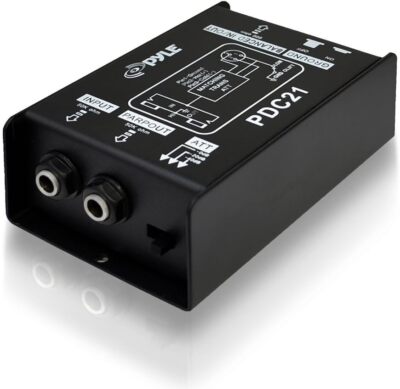 Caja De Audio De Inyeccion Directa Premium Pyle - Eliminador De Zumbidos De U...