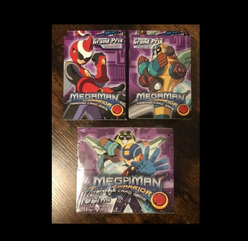 Mega Man TCG Grand Prix Bundle - All Sealed Case Fresh Booster Box And Decks
