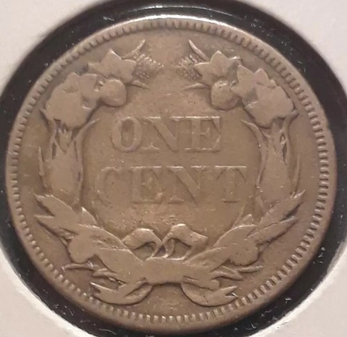1857 1C Flying Eagle Cent VG+