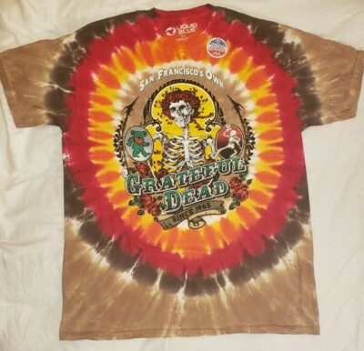 Brand New Liquid Blue Grateful Dead ''Bay Area Beloved'' T-shirt  Size L