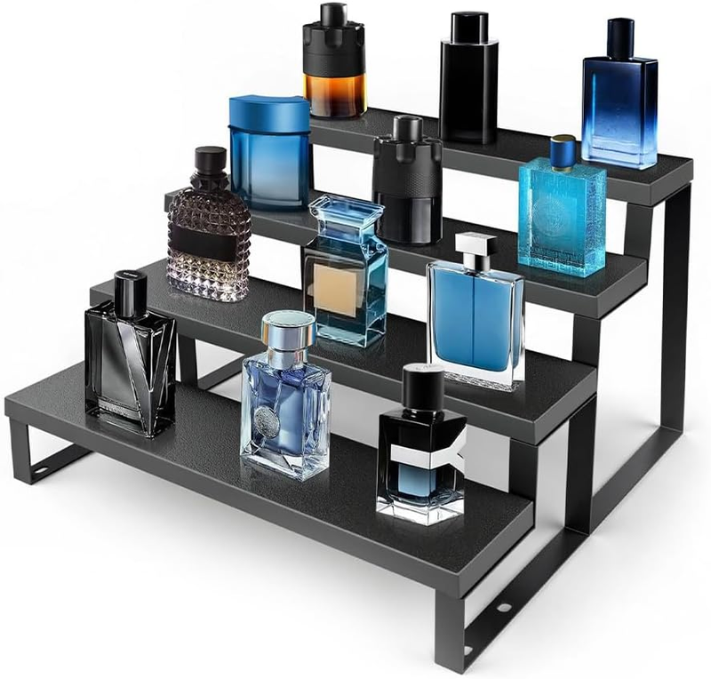 4 Tier Perfume Stand, Desktop Organizer Shelf, Nail Polish Cologne Organizer, Ca