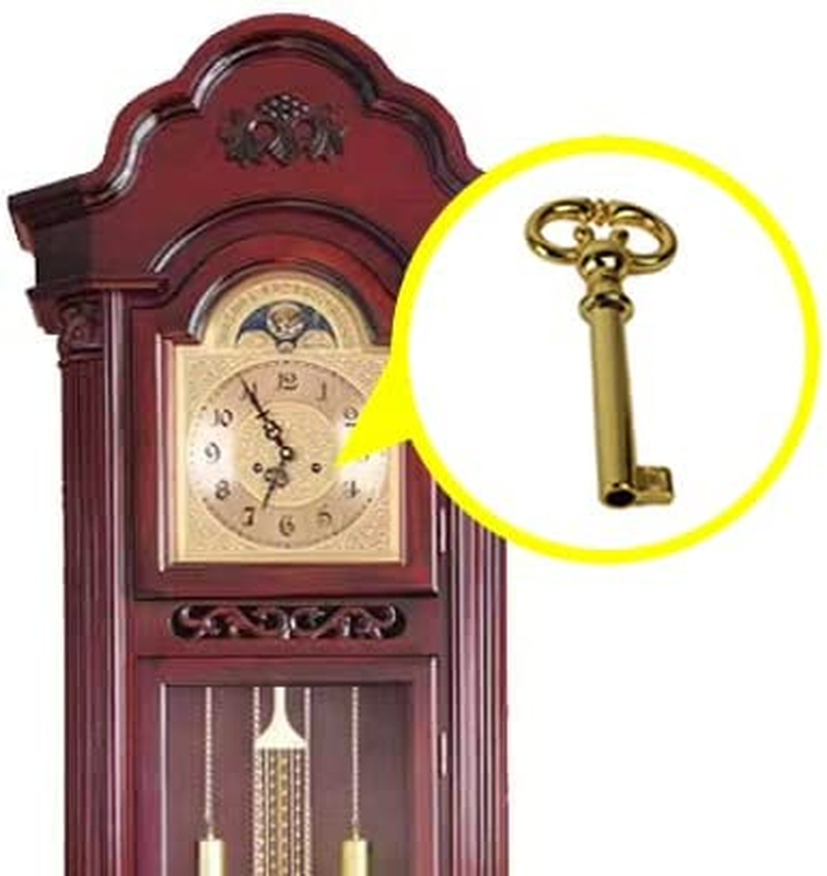 Grandfather Clock Door Key Works with Most Clocks Made before 2004, For Ridgeway