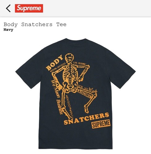 SUPREME® Body Snatcher Tee Size XL NAVY