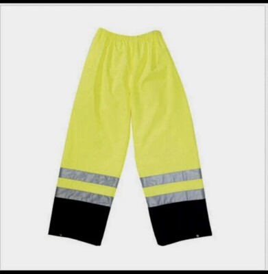 OCCUNOMIX LUX-TENR-Y2X Rain Pants,Class E,Yellow,2XL