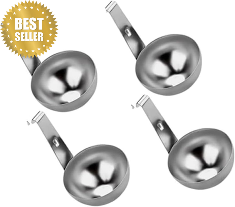 Egg Steamer, 4Pcs Egg Poacher, Egg Boiler, Egg Cooker Boiled Egg Holder Egg Cups