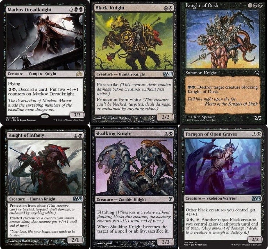 MTG 黒騎士/Black Knight DCIマーク 英語 foil② DCI] foil Black Knight [English]. (Used) （1408185519