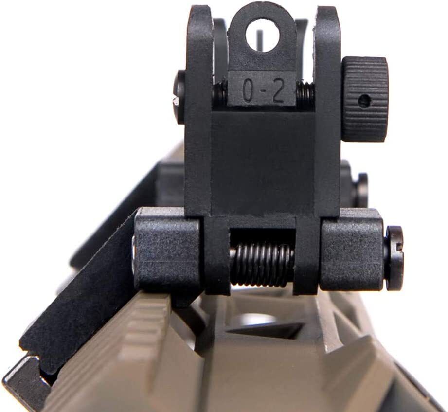 45 Degree Front and Rear Offset Flip Up Rapid Transition Iron Sight Picatinny