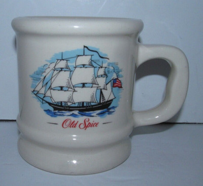 Old Spice Grand Turk Stars & Stripes Ship Coffee Cup Mug