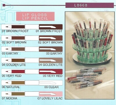 CAMEO DUAL MASCARA, LIP PENCIL  AND LIP GLOSS (10 PCS)