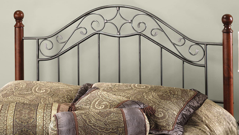 Hillsdale Martino without Bed Frame King Headboard, Smoke Silver