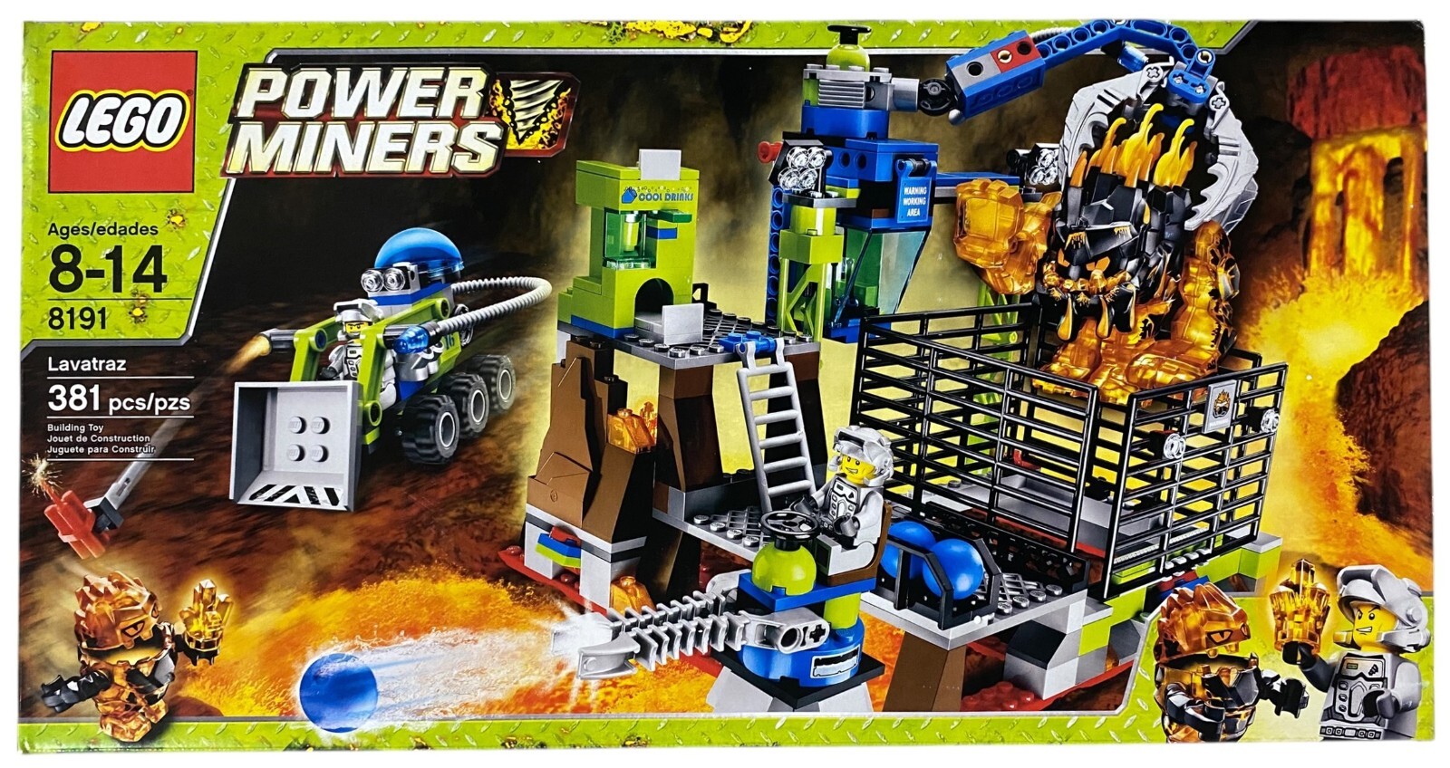 LEGO 8191 Power Miners Lavatraz BRAND NEW FACTORY SEALED 381