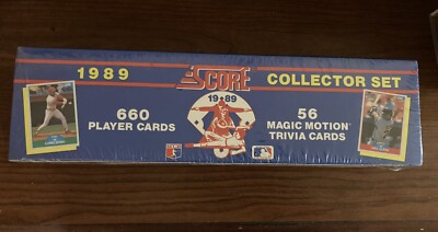 1989 Score Baseball COMPLETE FACTORY SEALED SET-NEW-660 + 56 Magic Motion Cards