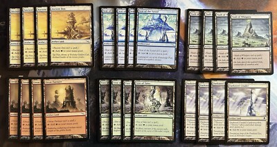 MTG / Complete Set of Artifact Basic Lands (X4) / Near Mint