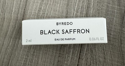 Byredo Black Saffron EDP .06oz/2 mL Trial Spray Vial NEW! Great for travel!