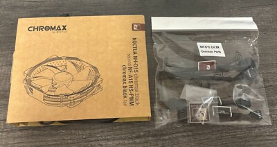 CHROMAX by Noctua NF-A15 HS-PWM chromax.black 140mm Fan with bag of Connections