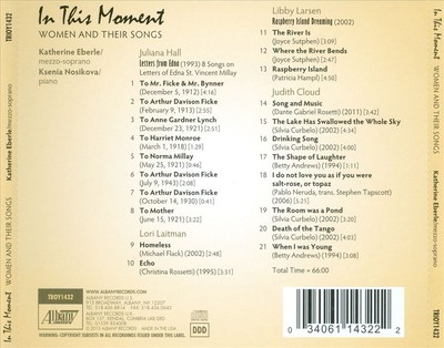 KATHERINE EBERLE/KSENIA NOSIKOVA IN THIS MOMENT: WOMEN AND THEIR SONGS NEW CD