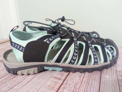 New Greater Good Womens Sandals Outdoor Green 