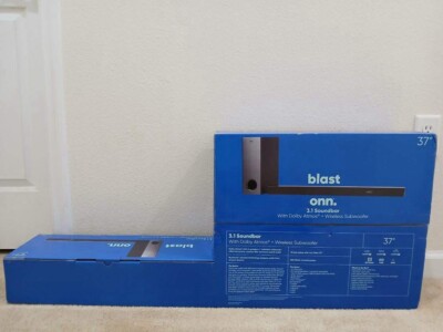Onn. 3.1 Soundbar w/ Dolby Atmos & Subwoofer