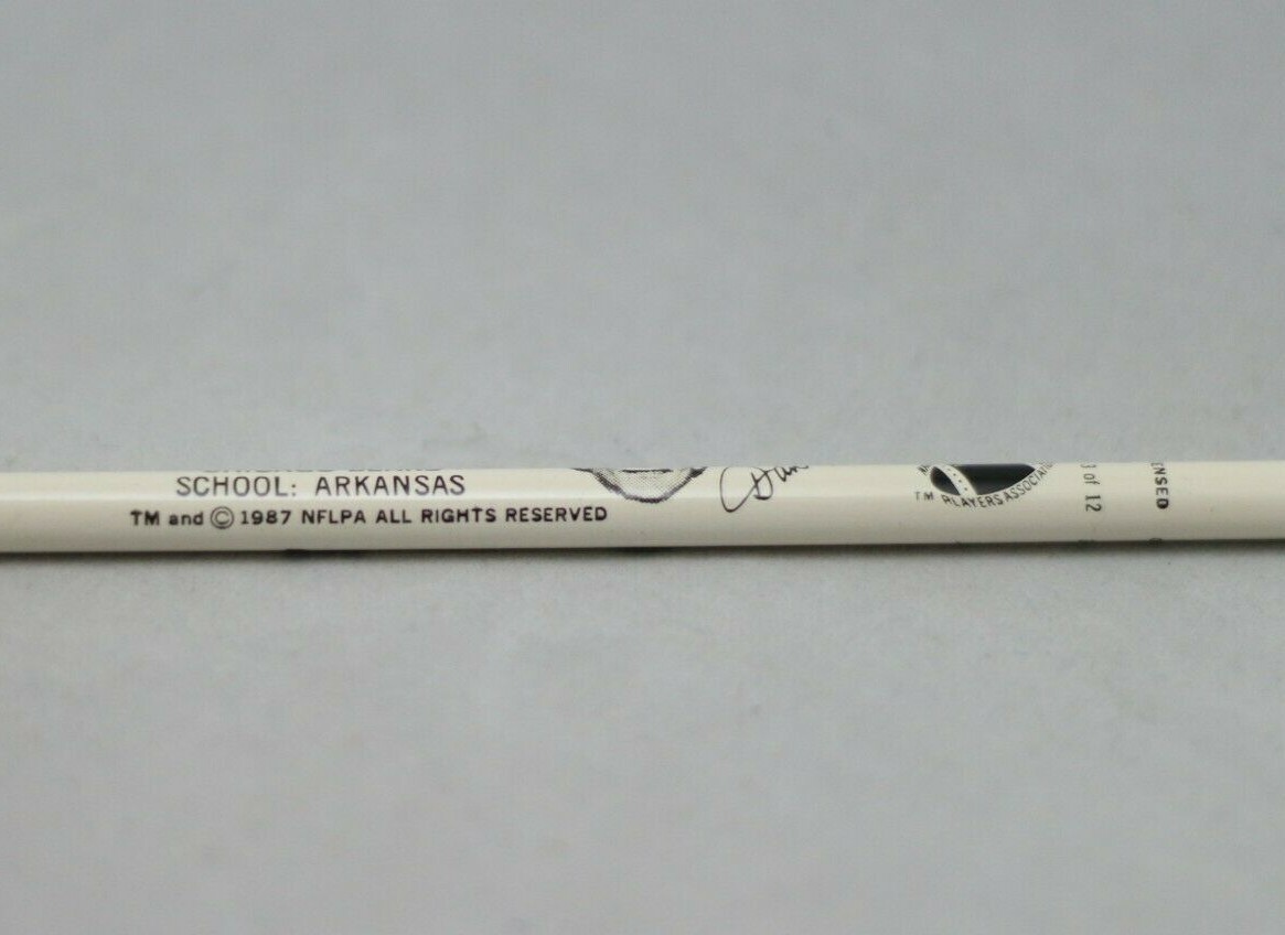 Dan Hampton Chicago Bears #99 NFL Rare Nappco Pencil 1987 3rd series 3/12 BN