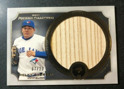 2013 Topps Museum MELKY CABRERA Game Used Jumbo Bat Variant/20 Toronto Blue Jays