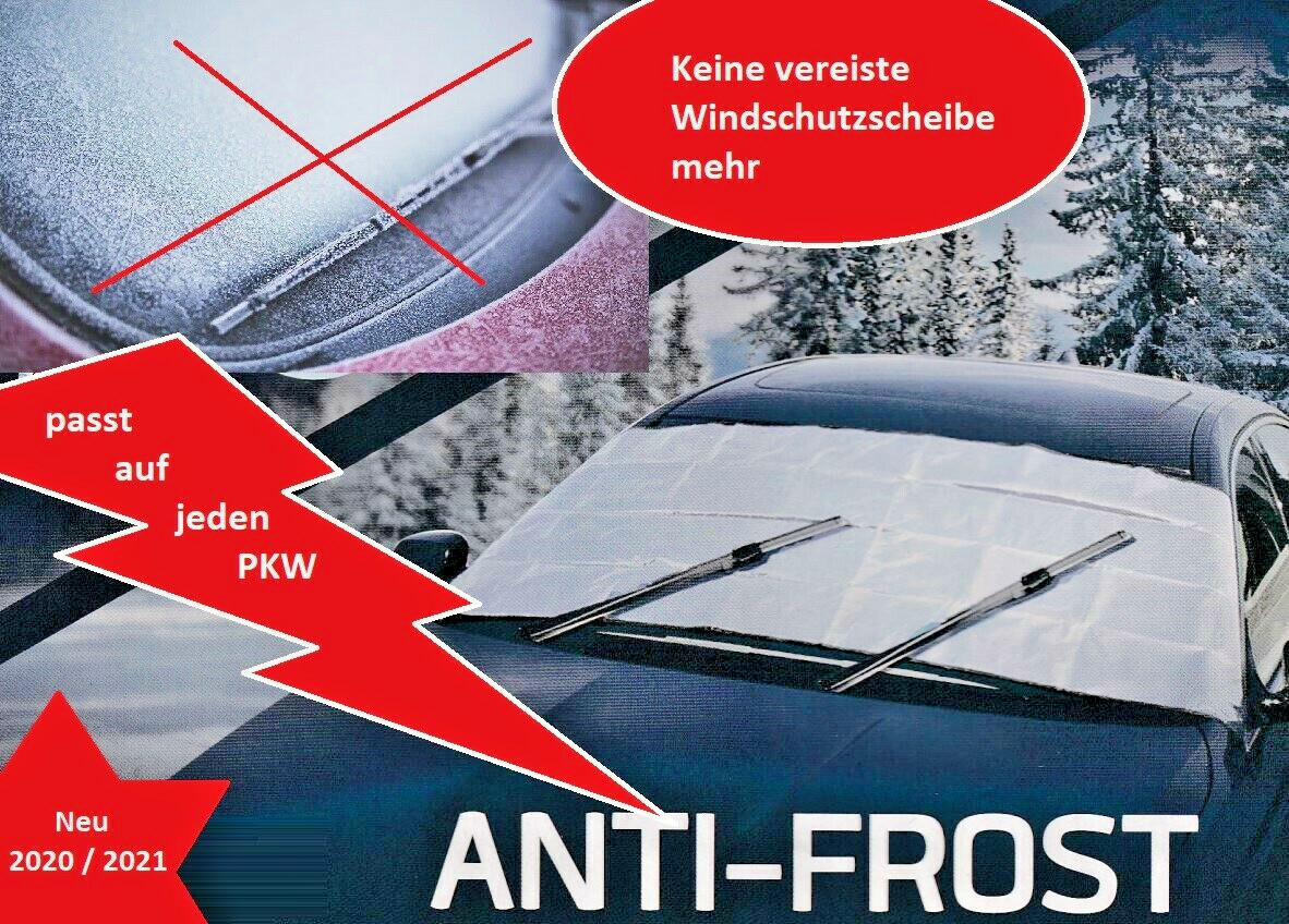 Frostabdeckung PKW Winter Frostschutz Abdeckung für Windschutzscheibe Anti Frost