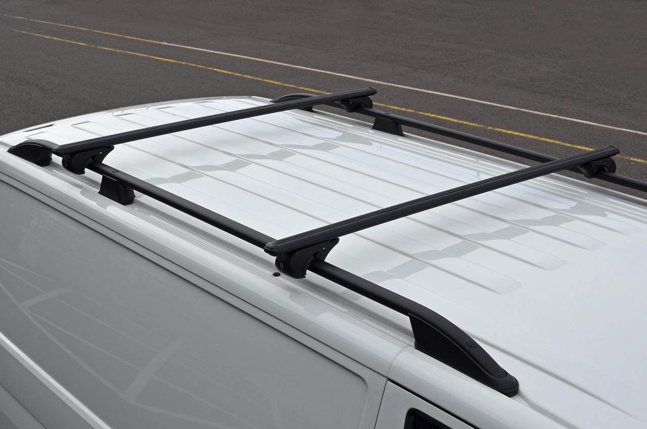 100KG Lockable Black Cross Bars For Roof Rails To Fit Ford Kuga 2013+