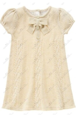 Gymboree Girls 4T Holiday Gems Gold Sparkle Sweater Dress NWT 2014 
