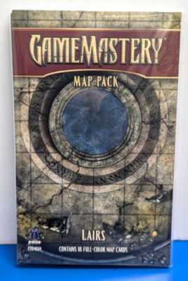 GAMEMASTERY MAP PACK LAIRS PZ0-4024 DUNGEONS & DRAGONS PATHFINDER D&D