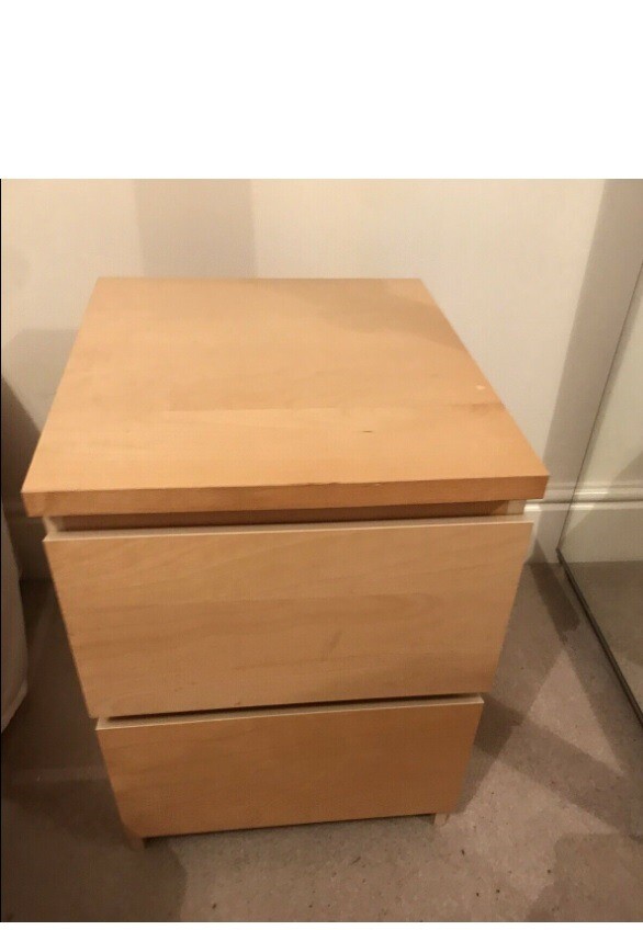 Ikea Beech Birch Chest Of Drawers Good Condition In