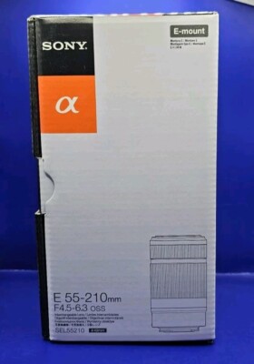 Sony E 55-210mm f/4.5-6.3 OSS E-Mount Lens - Silver