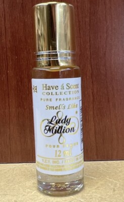 Perfume OIL Roll on Women Have a Scent Smell Like Lady Million 12ML TRAVEL SIZE