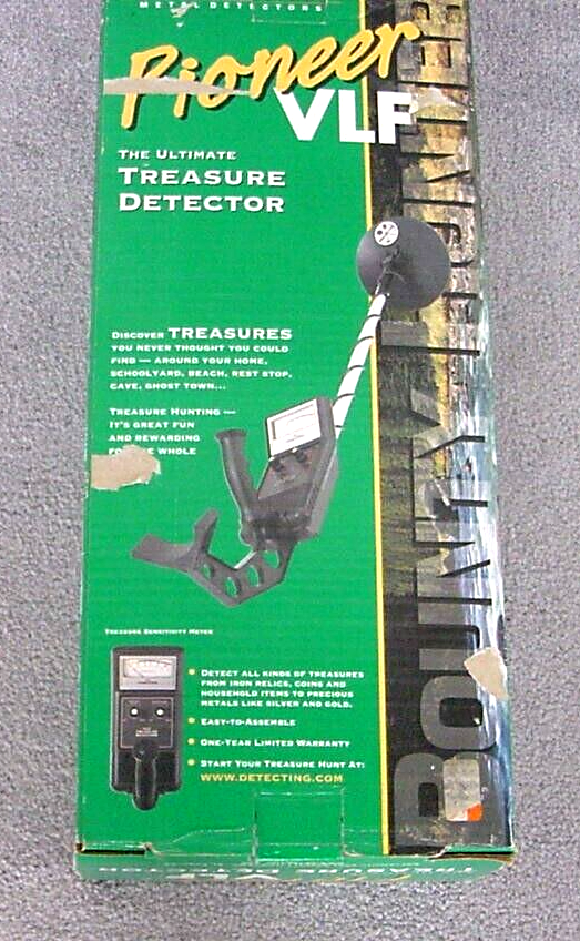 Nib New Bounty Hunter Pioneer Vlf Treasure Hunter Metal Detector