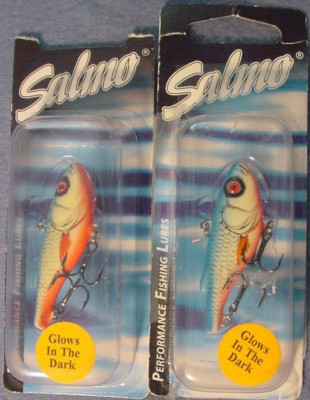 2 ~SALMO ZIPPER SZ4 LDB  1-3/4'' SINKING, 3/8 oz CASTING, VERTICAL ICE LURE, FFS