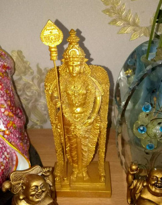 Lord Murugan Statue 17cm Hindu Goddess as Home Decoration Great Souvenir