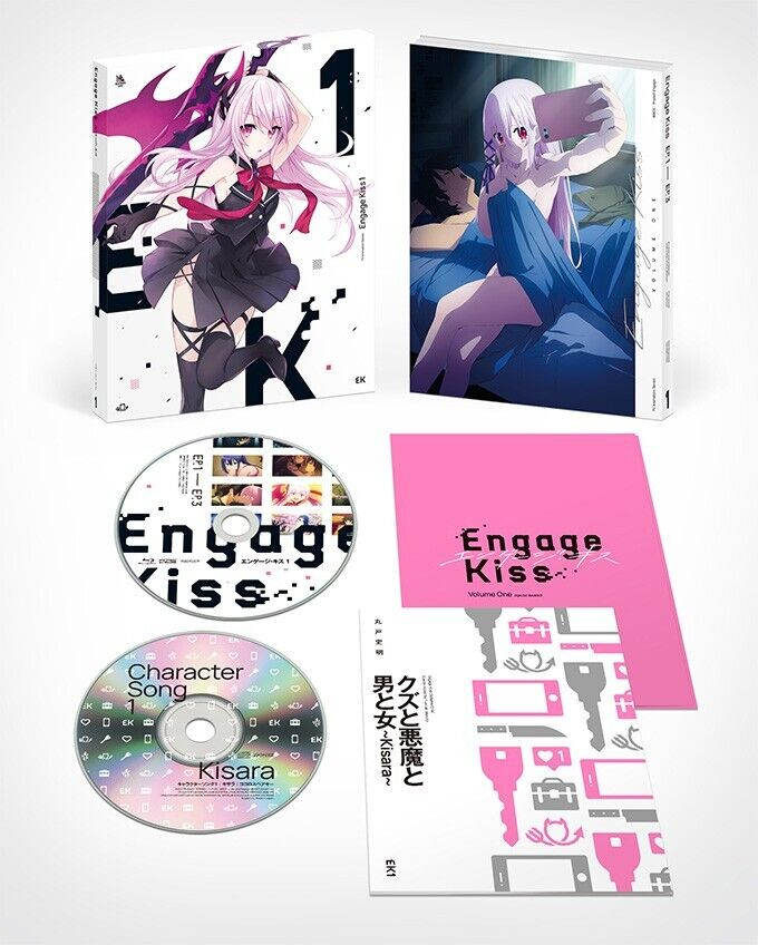 New Engage Kiss Vol.1 Limited Edition Blu-ray CD Novel