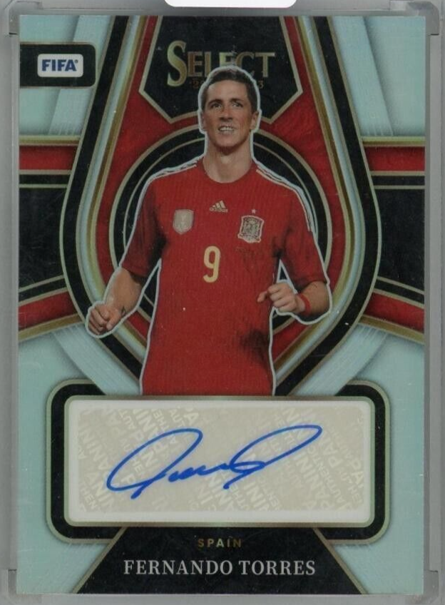 2022-23 Panini Select FIFA FIFA FERNANDO TORRES SELECT Auto SILVER 