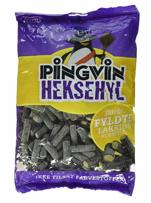 Toms Pingvin Heksehyl 900g - Hexenheuler - DÃ¤Nisch - Lakritz - Salmiak -