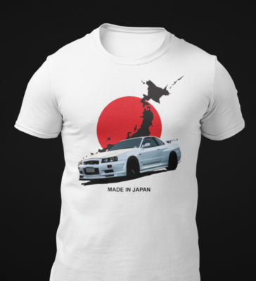 【原宿限定】LBWK Sunrise R34 Tシャツ ホワイト XLサイズ LIBERTY WALK Sunrise Logo R34 Tee White - メルカリ