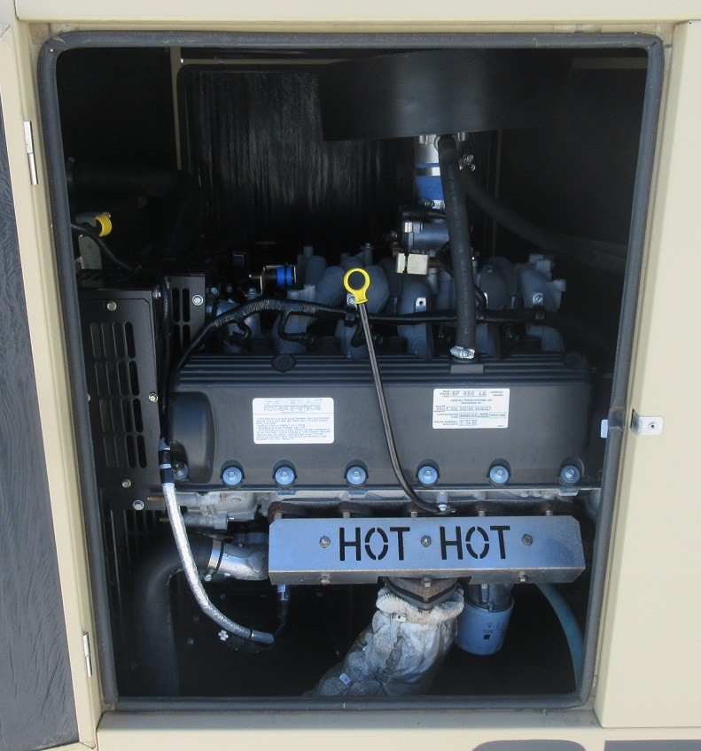 60 kw Generac / GM Natural Gas or Propane Generator / Genset - Load Bank Tested