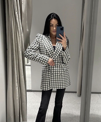 Houndstooth 2025 jacket zara
