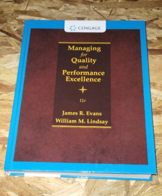 Managing for Quality and Performance Excellence, Hardcover by Evans, James R....