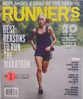 Runner's World Nov Dec 2018 Best Reasons to Run the Marathon FREE SHIPPING CB
