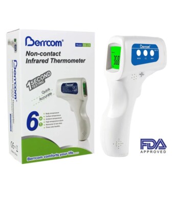 Berrcom JXB-178 Non-Contact Infrared Forehead Thermometer FDA APPROVED US Ship