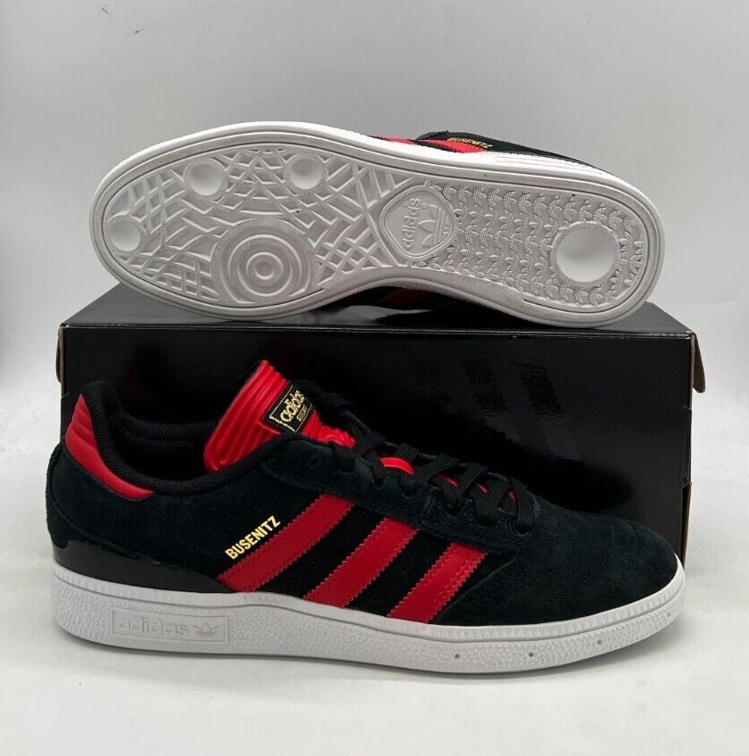 Adidas Busenitz Низкие повседневные кроссовки Skate Black Red GY6898 Мужские размеры