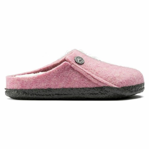 New in-Box Birkenstock Kids Zermatt Shearling Wool Clog Slipper Rose-Select Size