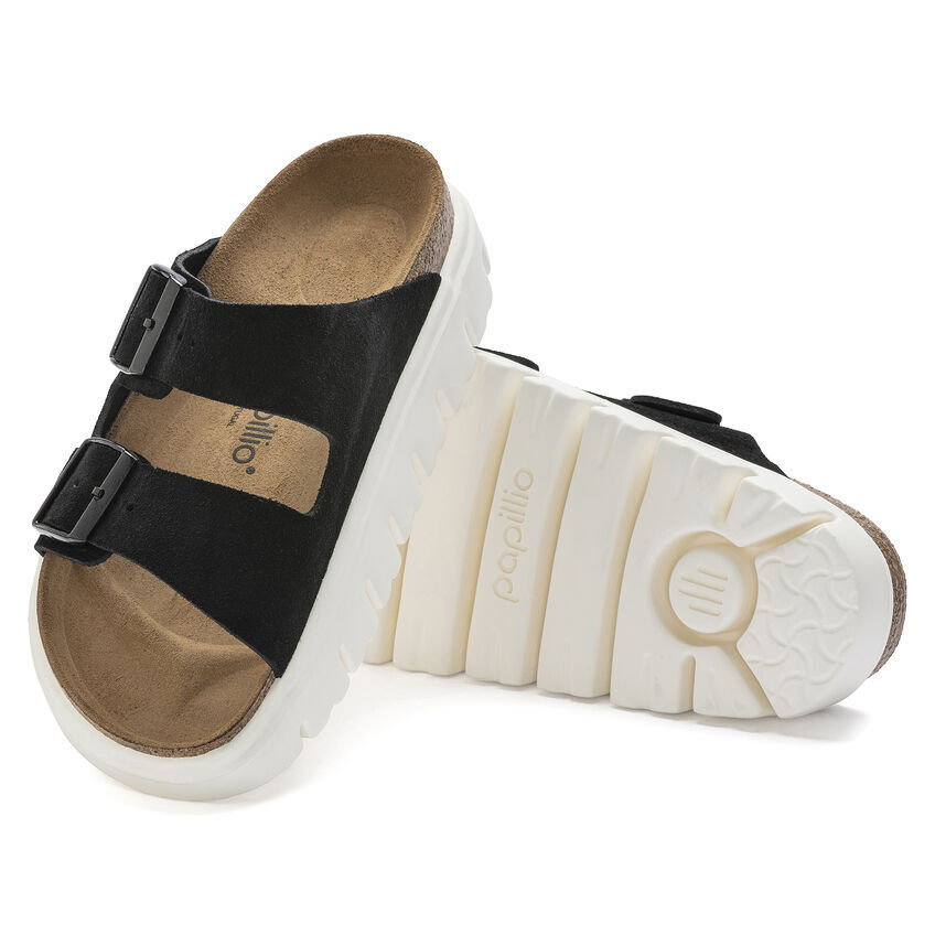

[1023717] Birkenstock Women Arizona Массивные черные замши SD *НОВИНКА*, Черный, Birkenstock Arizona