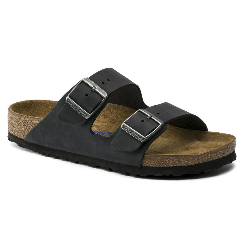 

[0752481] Birkenstock Arizona SFB Черная промасленная кожа *НОВИНКА*, Черный, Birkenstock Arizona