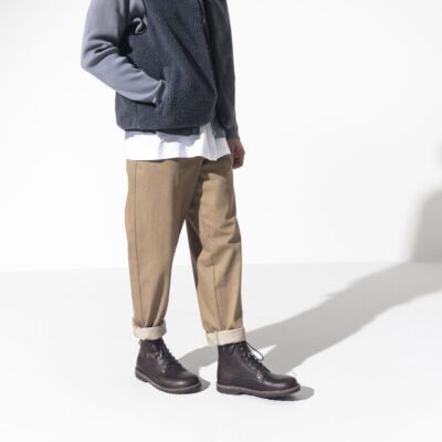 Pre-owned Birkenstock Bryson Ginger Men's Combat Boots Leather With Laces Normal Width