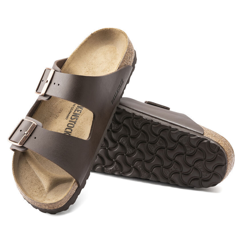 

[51701] Birkenstock Arizona Темно-коричневая кожа Birko-Flor *НОВИНКА*, Коричневый, Birkenstock Arizona